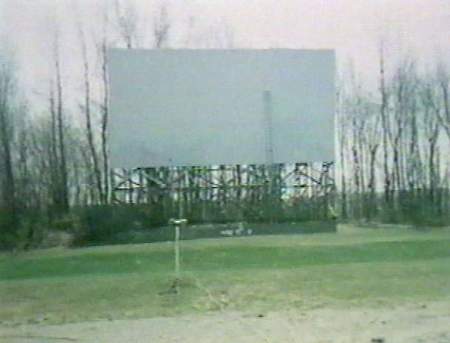 Hi-Way Drive-In Theatre - Original 1948 Wood Screen Tower (newer photo)
